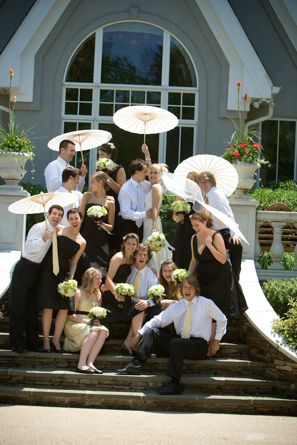 wedding photo by J Garner Photography, wedding party, group portrait